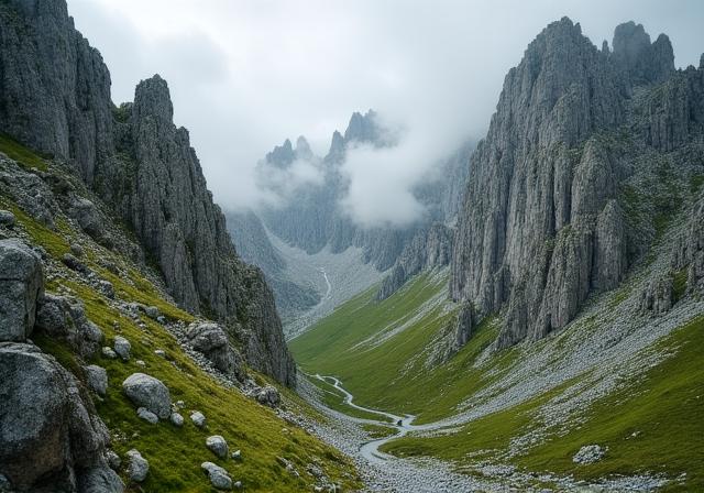Paesaggio alpino ispiratore per Montagna Verde Design