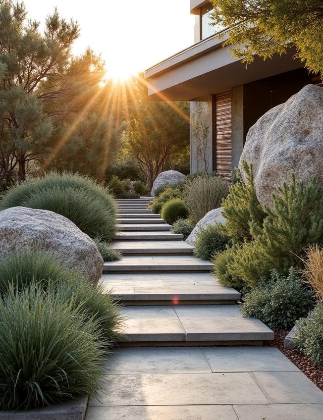 Giardino Roccioso Contemporaneo a Roma